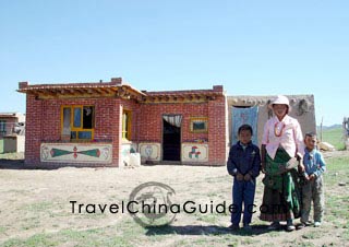 Local people on the prairie